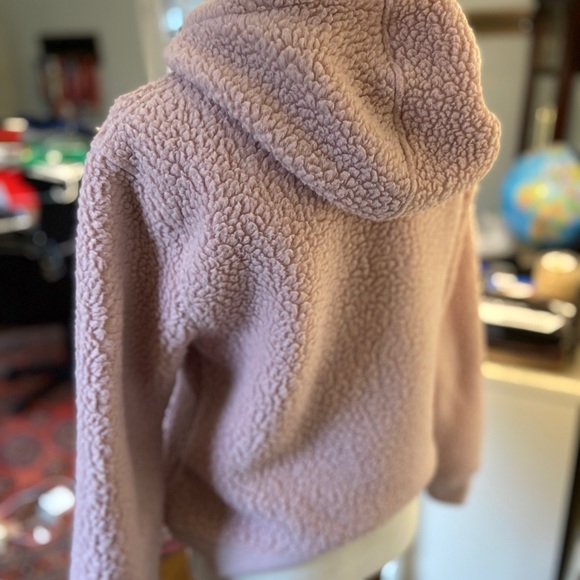 Polartec® sherpa fleece half-zip hoodie - Picture 3 of 5